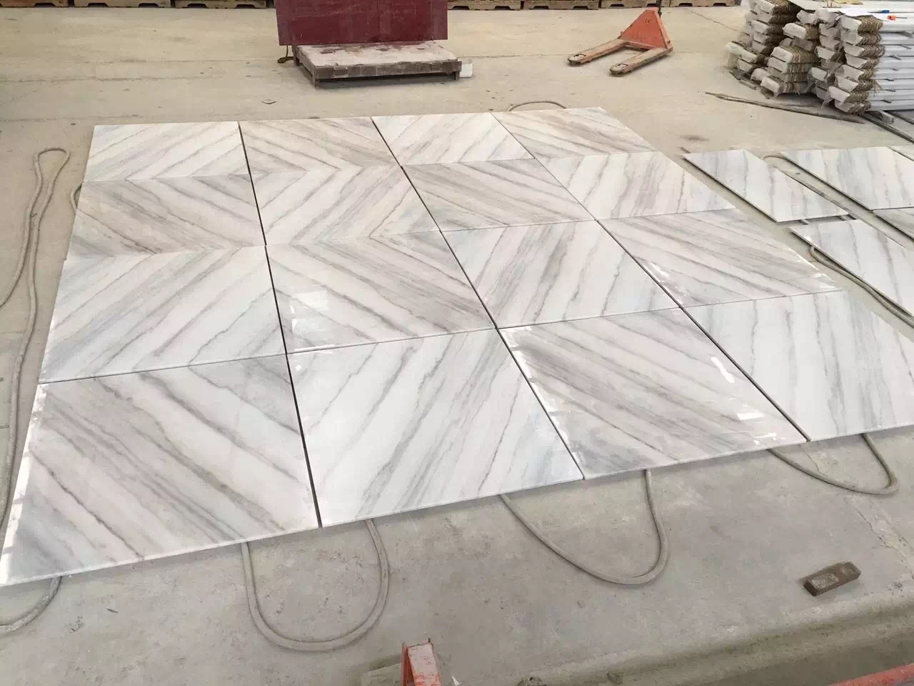 Guangxi White Marble Pre-Installation (5)