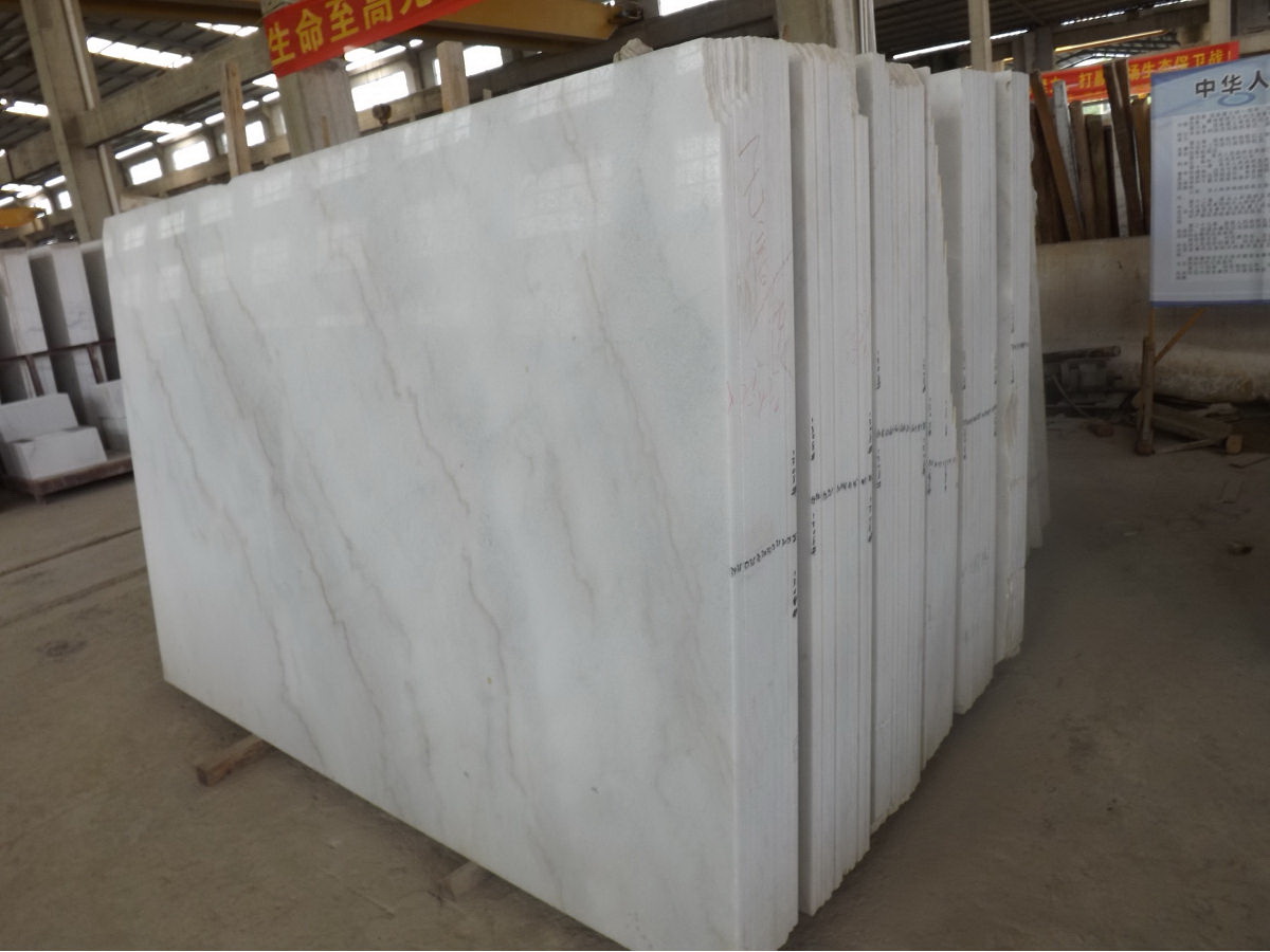 Guangxi White Marble Slab (14)