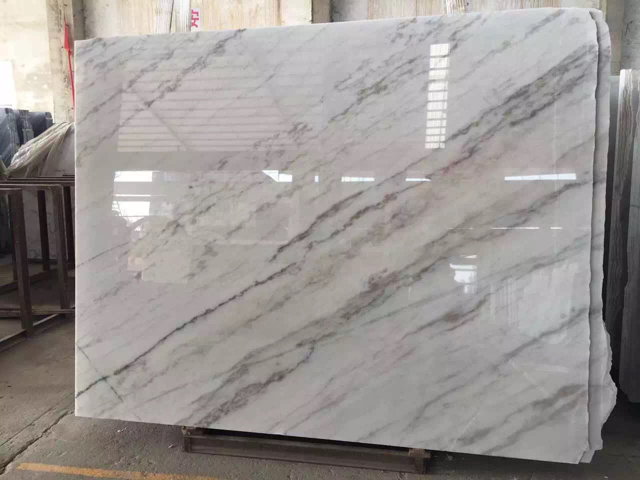Guangxi White Marble Slab (9)